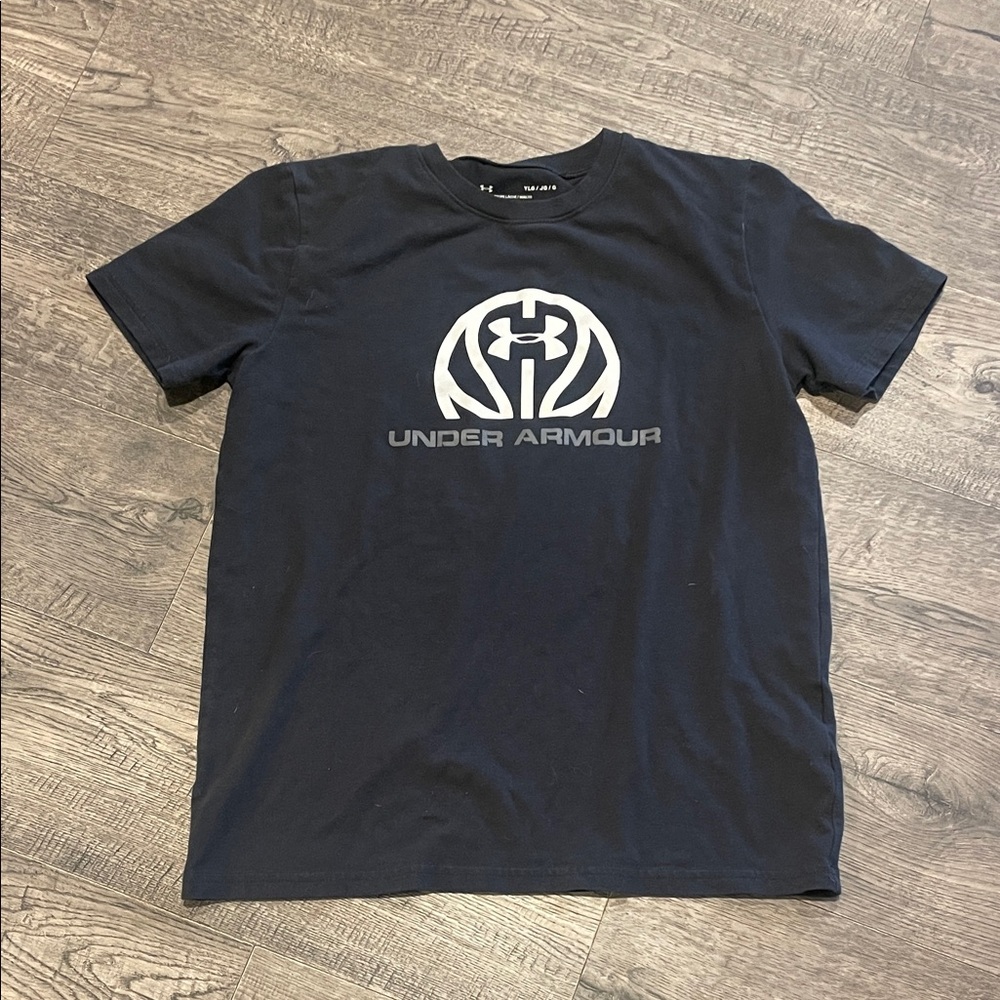 Under Armour Black T-Shirt with White Logo